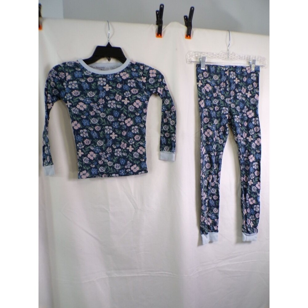 Member's Mark Palamas Girls 2pc Floral Pajama Set Size 8 100% Cotton